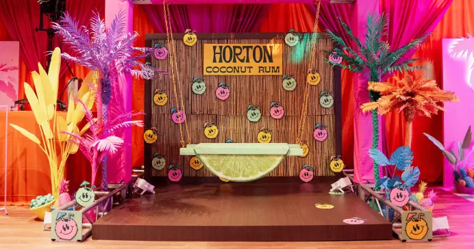 Celebratory atmosphere at the Horton brand launch event.